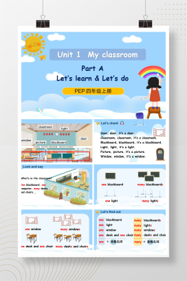 【人教PEP版】小学英语四年级上册课件（全册）